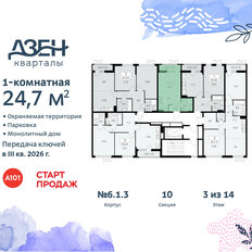 Квартира 24,7 м², студия - изображение 4