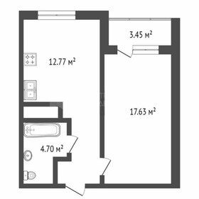 Квартира 40,6 м², 1-комнатная - изображение 1