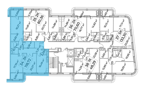 119 м², 4-комнатная квартира 75 450 000 ₽ - изображение 2