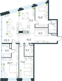 219 м², 4-комнатная квартира 75 000 000 ₽ - изображение 55