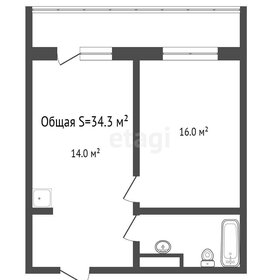 Квартира 39,7 м², 1-комнатная - изображение 2