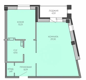 61 м², 1-комнатная квартира 8 845 000 ₽ - изображение 31