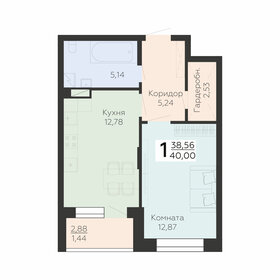 27,1 м², 1-комнатная квартира 13 441 600 ₽ - изображение 59