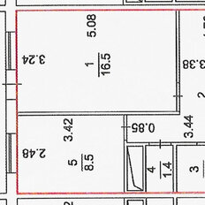 Квартира 38 м², 1-комнатная - изображение 4