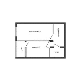 Квартира 36,9 м², 1-комнатная - изображение 1