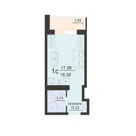 18,9 м², 1-комнатная квартира 2 271 600 ₽ - изображение 7