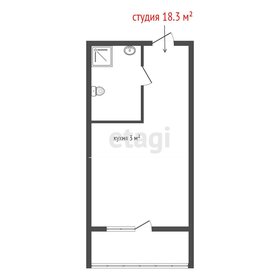 Квартира 18,3 м², студия - изображение 1