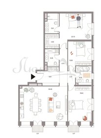 Квартира 134 м², 4-комнатная - изображение 1