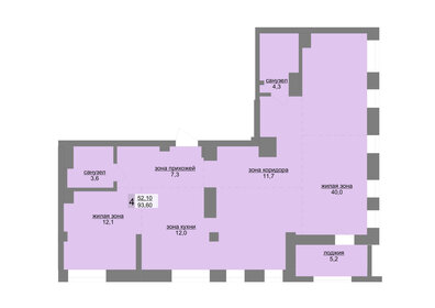 Квартира 93,6 м², 4-комнатная - изображение 1