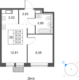 33 м², 1-комнатная квартира 7 700 000 ₽ - изображение 66