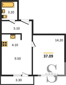 30,1 м², квартира-студия 3 700 000 ₽ - изображение 40