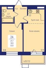 50,3 м², 2-комнатные апартаменты 4 230 000 ₽ - изображение 103