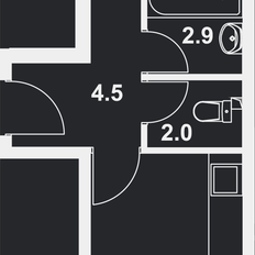 Квартира 36 м², 1-комнатная - изображение 3