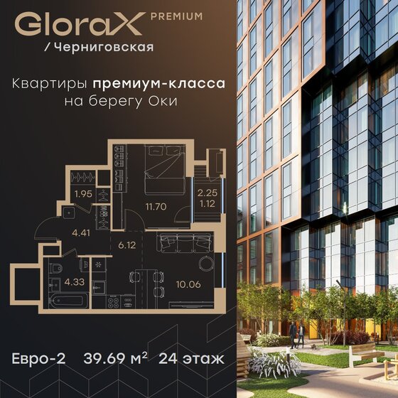 39,1 м², 1-комнатная квартира 17 315 788 ₽ - изображение 37