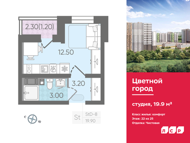 19,9 м², квартира-студия 4 407 850 ₽ - изображение 27