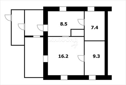 Квартира 47,4 м², 2-комнатная - изображение 5