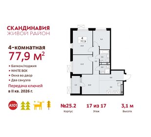 78 м², 4-комнатная квартира 20 927 348 ₽ - изображение 10