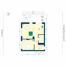 53,5 м², 1-комнатная квартира 7 500 000 ₽ - изображение 42