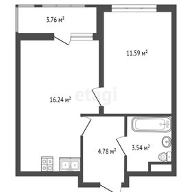 Квартира 38 м², 1-комнатная - изображение 2