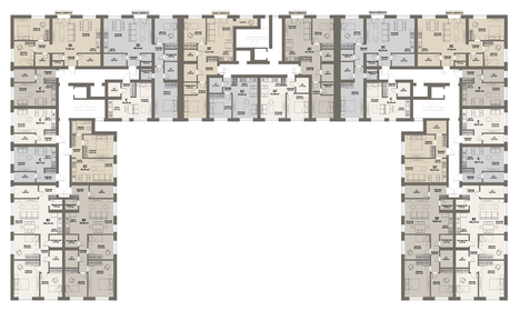 43,8 м², квартира-студия 5 601 280 ₽ - изображение 30