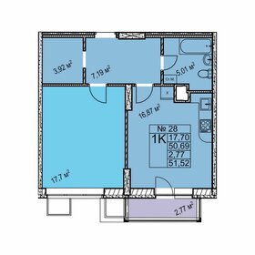 51,3 м², 1-комнатная квартира 8 730 000 ₽ - изображение 28