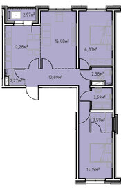 150 м², 4-комнатная квартира 370 000 ₽ в месяц - изображение 65