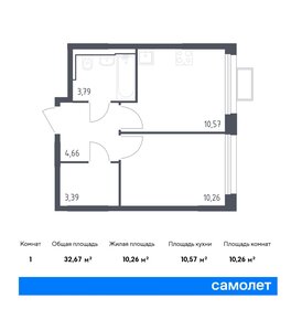 Квартира 32,7 м², 1-комнатная - изображение 1