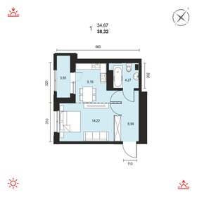 29,5 м², квартира-студия 1 660 000 ₽ - изображение 73