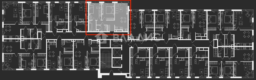 Квартира 56,3 м², 2-комнатные - изображение 1