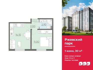 Квартира 30 м², 1-комнатная - изображение 1