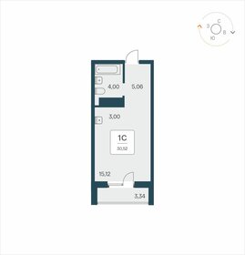 29,2 м², квартира-студия 4 399 000 ₽ - изображение 94
