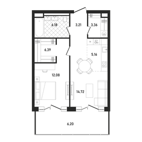 57 м², 2-комнатная квартира 27 000 000 ₽ - изображение 139