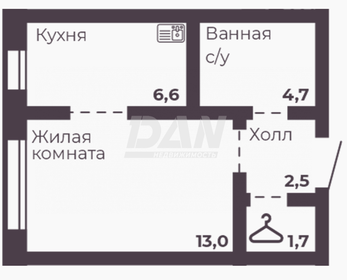 28,6 м², 1-комнатная квартира 4 327 752 ₽ - изображение 6