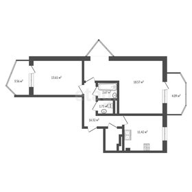 68,8 м², 2-комнатная квартира 5 350 000 ₽ - изображение 69