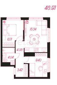 47,4 м², 3-комнатная квартира 4 749 000 ₽ - изображение 33