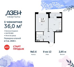 35,9 м², 1-комнатная квартира 10 900 000 ₽ - изображение 25