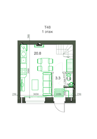 50,3 м², 3-комнатная квартира 4 150 000 ₽ - изображение 37