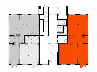 58,1 м², 2-комнатная квартира 16 500 000 ₽ - изображение 70