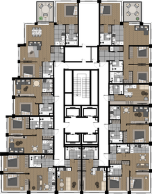 38,7 м², 2-комнатная квартира 23 592 096 ₽ - изображение 23