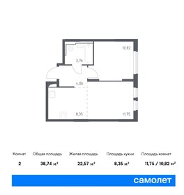 39 м², 1-комнатная квартира 8 300 000 ₽ - изображение 39