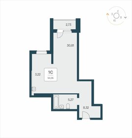 54 м², 2-комнатная квартира 3 850 000 ₽ - изображение 14