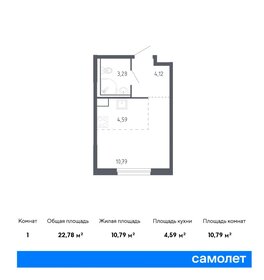 23,7 м², квартира-студия 5 000 000 ₽ - изображение 94