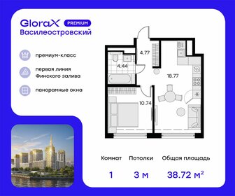 39,2 м², 1-комнатная квартира 13 179 999 ₽ - изображение 17