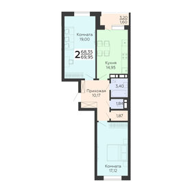 69,2 м², 2-комнатная квартира 8 306 000 ₽ - изображение 40