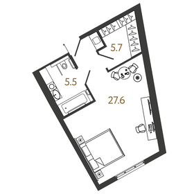 76,6 м², 2-комнатная квартира 31 400 000 ₽ - изображение 120