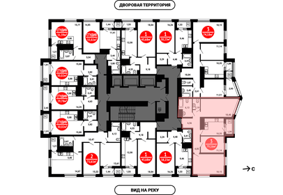 79,2 м², 3-комнатная квартира 8 311 800 ₽ - изображение 17