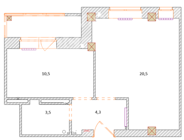 Квартира 38,9 м², 1-комнатная - изображение 1