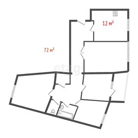 Квартира 72 м², 4-комнатная - изображение 4