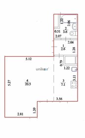 35 м², квартира-студия 3 900 000 ₽ - изображение 113