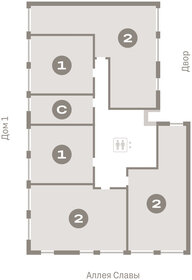 Квартира 96,7 м², 2-комнатная - изображение 2